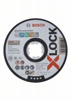 Bosch Professional Disque à tronçonner droits X-LOCK Multi Material 125x1x22,23 mm ACS 60 V BF, 1,0 mm - 2608619268