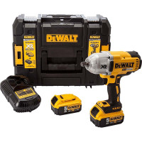 DeWALT Llave Impacto sin escobillas 1/2, 18V, 5Ah - DCF899P2-QW