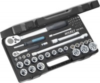 Hazet Jeu de clés à douilles - Carré creux 12,5 mm (1/2 pouce) - Nombre d'outils: 47 - 953SPC