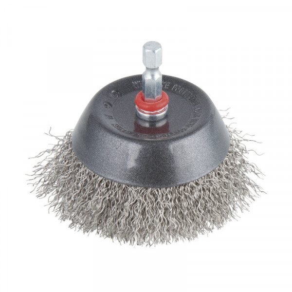Wolfcraft 1 spazzola a tazza in acciaio Ø 75mm - 2746000