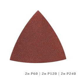 DREMEL Multi-Max schuurpapier voor hout (P60, P120 en P240)