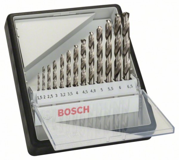 Bosch Professional 13-dijelni Robust Line set svrdla za metal HSS-G, 135° 1,5; 2; 2,5; 3; 3,2; 3,5; - 2607010538