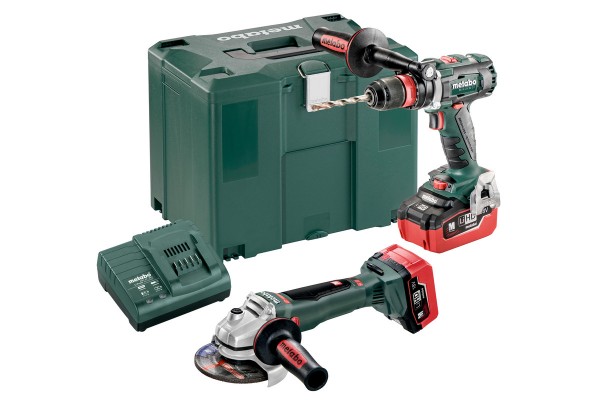 Metabo 18 Volt Akkuset Combo Set 2.4.5 18 V BL LiHD BS 18 LTX BL Q I + WB 18 LTX BL 125 Quick