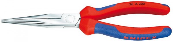 Knipex Pinza per meccanica - con becchi mezzotondi con tronchese (pinza a becchi di cicogna) 200 mm - 26 15 200 SB