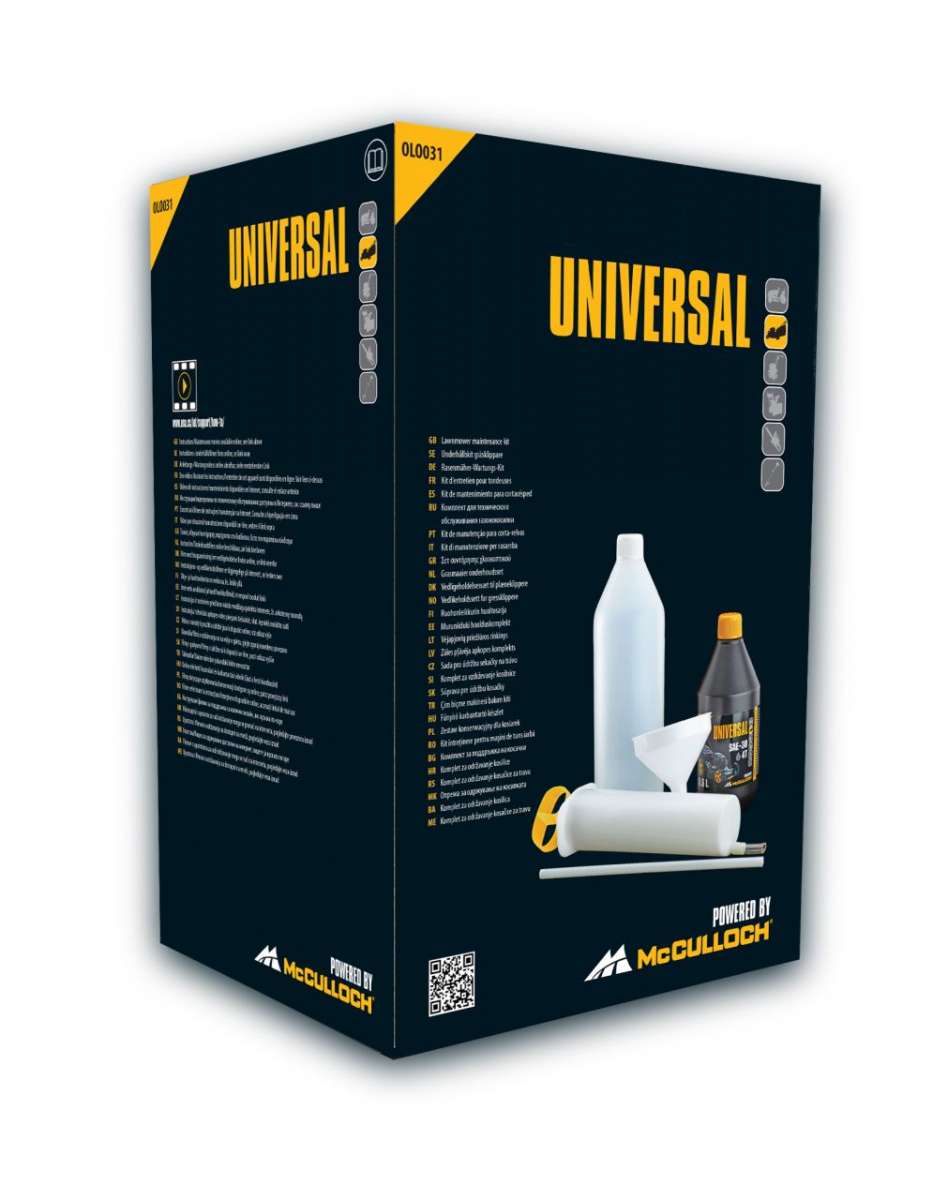 Universal by McCulloch Rasenmäher Service-Set - OLO031 | Rasenmäheröl