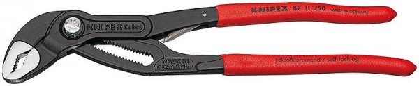 Knipex KNIPEX Cobra...matic Waterpomptang met anti-slip kunststof bekleed 250 mm - 87 11 250