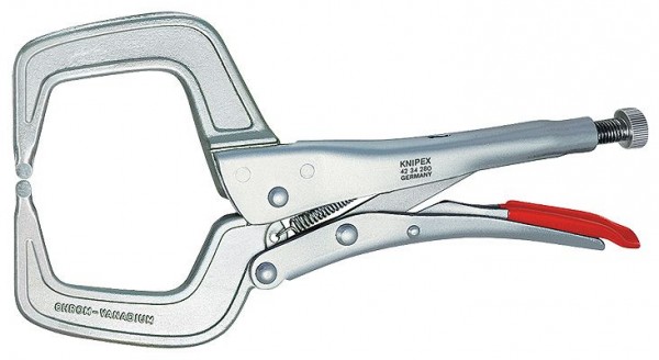 Knipex Las-klemtang glans verzinkt 280 mm - 42 34 280