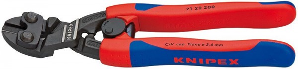 Knipex KNIPEX CoBolt compacte boutensnijder, gebogen 200 mm - 71 22 200 SB