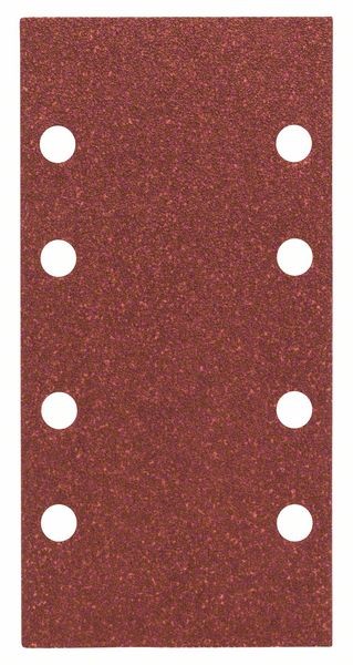 Bosch Feuille abrasive C430, pack de 10, 8 trous, 93 x 186 mm, 80 - 2608605304