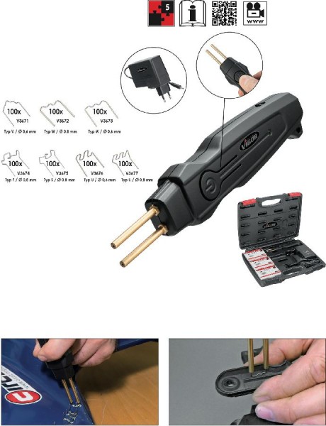 Vigor Kunststof reparatieset - V3551
