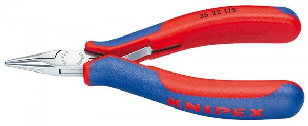Knipex Elektronica-grijptang spiegelgepolijst met meer-componentengrepen 115 mm - 35 22 115 SB