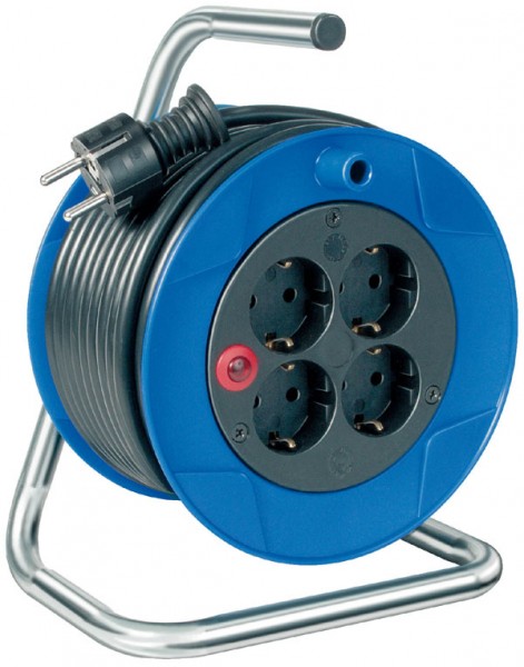 Brennenstuhl Kabeltrommel Kompakt schwarz 15m H05VV-F 3G1,5, Trommel-Ø: 180 mm