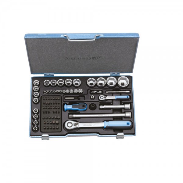Gedore Dopsleutelset 1/4"+1/2" 81-dlg - 19 V20U-20