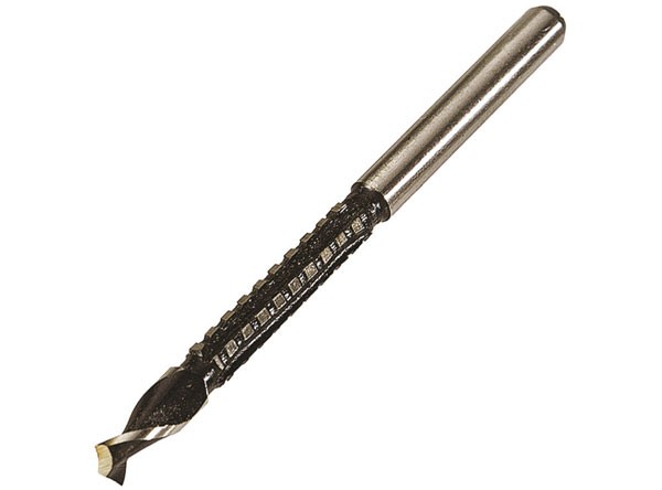 Wolfcraft punta da trapano per fresare HSS, gambo 6 mm, per legno e acciai
