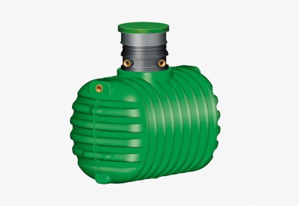 Garantia CRISTALL Sammelgrube 1600 L mit Teleskop + PE.Deckel
