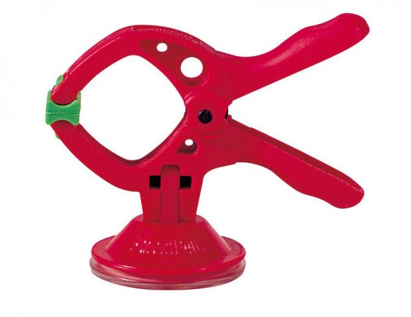 Wolfcraft 1 microfix - pinza con resorte, 30 mm, con ventosa - 3638000