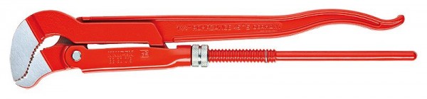 Knipex Pijptang S-vormig rood poedergecoat 680 mm - 83 30 030