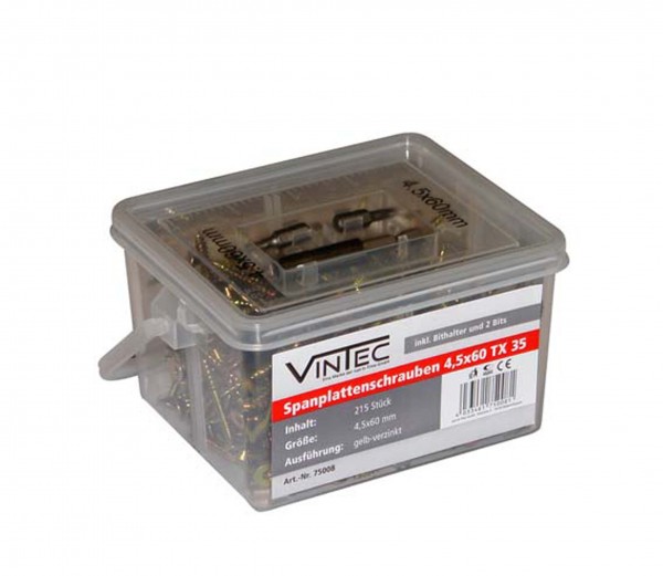 Vintec Spanplattenschrauben - 4,5 X 60 / TX 20