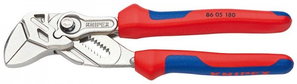 Knipex Sleuteltang tang en schroefsleutel in één gereedschap 180 mm - 86 05 180 SB