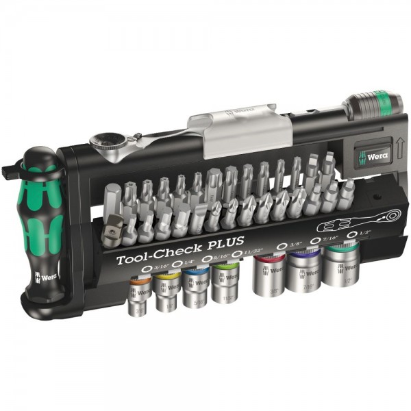 Wera Bit-Sortiment, Tool-Check PLUS Imperial, 39-teilig - 05056491001