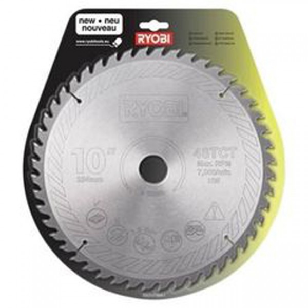 Ryobi Lame carbure 254 mm scie à coupe d'onglet et scie sur table SB254T48A1 - 5132002622