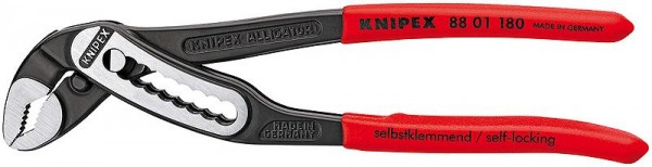 Knipex KNIPEX Alligator Waterpomptang met anti-slip kunststof bekleed 180 mm - 88 01 180 SB