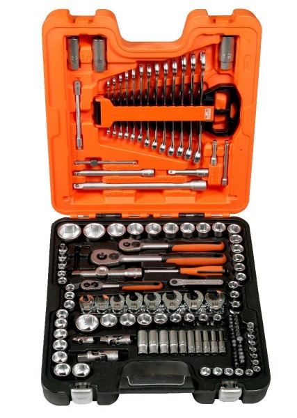 Bahco ASSORTIMENT DE DOUILLES 3/8+1/2"+1/4", 138 PCS - S138"