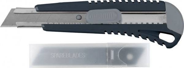 KWB Hobbyset afbreekmessen met 5 reservemesjes, 18 mm - 026691