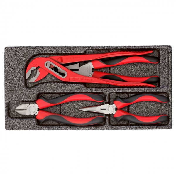 Gedore red Zangen-Satz im 1/3 Schaumstoffmodul, 4-teilig - R22150018