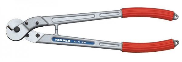 Knipex Staaldraad- en kabelschaar gepolijst met kunststof bekleed 600 mm - 95 71 600