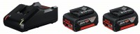Bosch Professional Set de base 2 batteries GBA 18V 4.0Ah + GAL 18V-40 - 1600A019S0