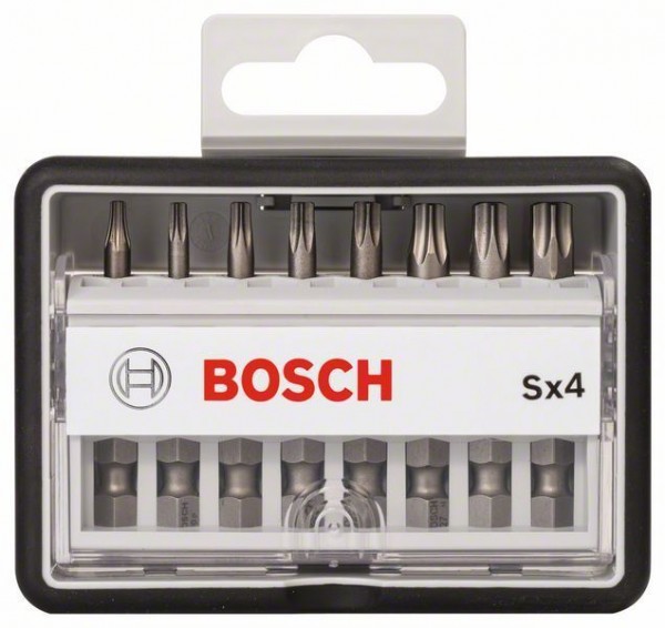 Bosch Professional Set de 8 puntas de atornillar Robust Line, Sx extraduras 49 mm, 8 pzas. - 2607002559