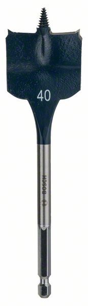 Bosch Professional Flachfräsbohrer Self Cut Speed, Sechskant, 40 x 152 mm