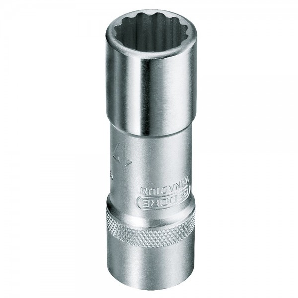 Gedore Dopsleutel 1/2" lang UD-Profiel 12 mm - D 19 L 12