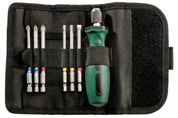 Metabo Bolsa enrollable para puntas SP, 7 piezas (626723000)
