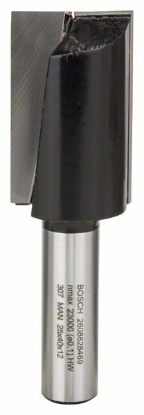 Bosch Nutfräser, 12 mm, D1 25 mm, L 40 mm, G 81 mm