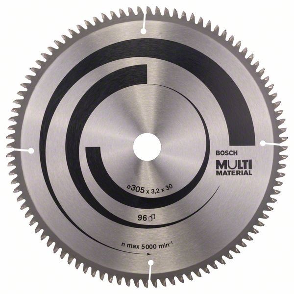 Bosch Professional Kreissägeblatt Multi Material, 305 x 30 x 3,2 mm, 96