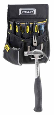 Stanley Gürteltasche Stanley mit Nageltasche & Hammerhalter