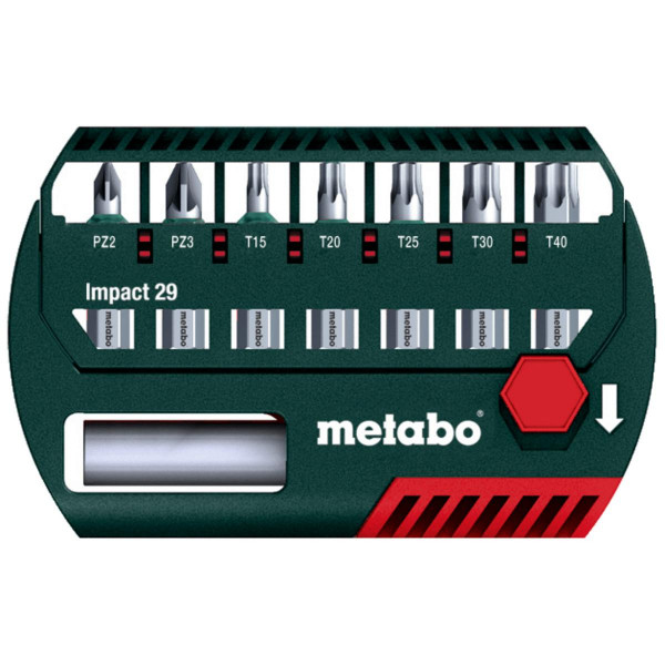 Metabo Boîte d'embouts Impact 29 pour perceuses-visseuses et visseuses à percussion - 628849000