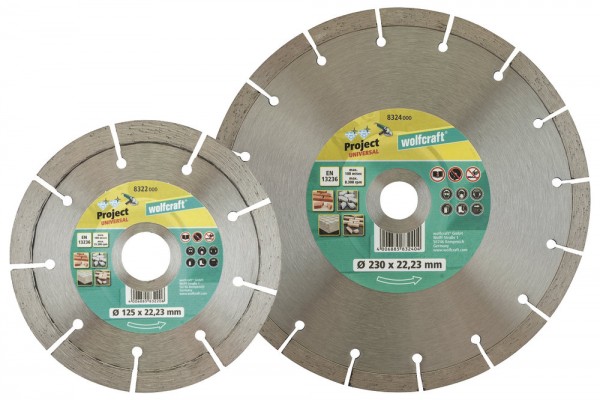 Wolfcraft Dischi da taglio diamantati "Pro Universal" - 8321000