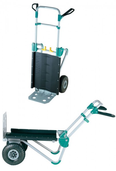 Wolfcraft carrello multifunzione TS 1000. Nella posizione carrello , caric
