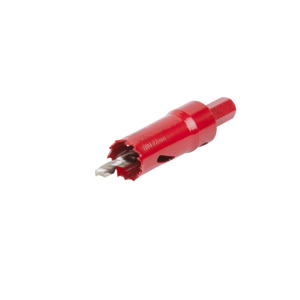 Wolfcraft sega a tazza BiM completa con adattatore mandrino e punta centra