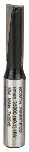Bosch Professional Glodalo za utore 8 mm, D1 7 mm, L 20 mm, G 51 mm - 2608628380