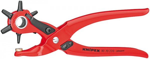 Knipex Revolverponstang rood poedergecoat 220 mm - 90 70 220 SB