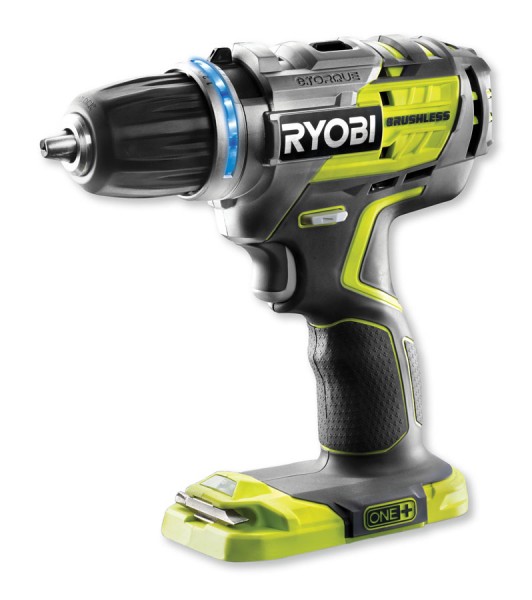 Ryobi Brushless Akku Bohrschrauber R18DDBL-0 One+ Ohne Akku & Ladegerät - 5133002437