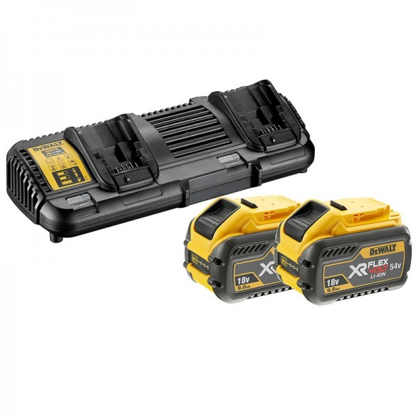 DeWALT Starter-Set 2x batterie 54V /162 Wh - DCB132X2-QW