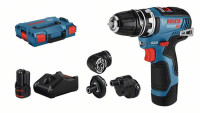 Bosch Professional Akumulatorska bušilica GSR 12V-35 FC, 2x3Ah Li-Ion baterijom, L-BOXX - 06019H3000