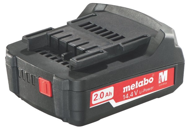 Metabo Akkupack 14,4 V, 2,0 Ah, Li-Power, "AIR COOLED"