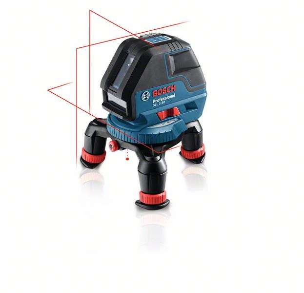 Bosch Professional Linienlaser GLL 3-50, mit Laser-Empfänger LR2 ...