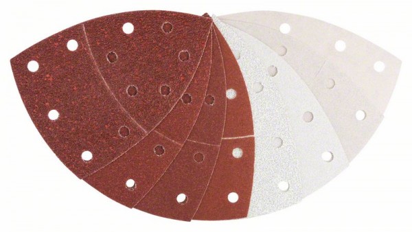 Bosch Professional Schleifblatt-Set, Expert for Wood, Best for Paint, 25-teilig, 102x62,93, 40-180